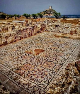 Roman Mosaic Floor Sardinia