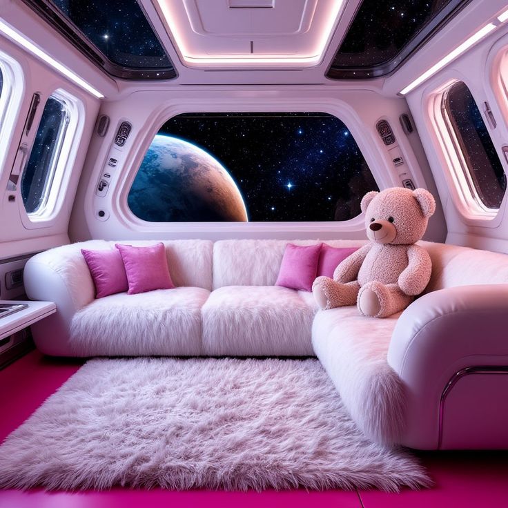 Spaceship Interior Living Room Décor