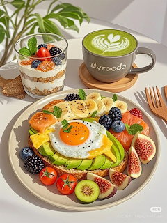 Avocado Toast Breakfast Plate