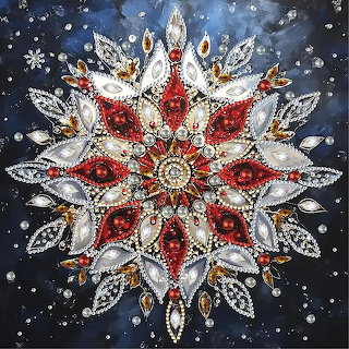 Jeweled Mandala Ornament Design