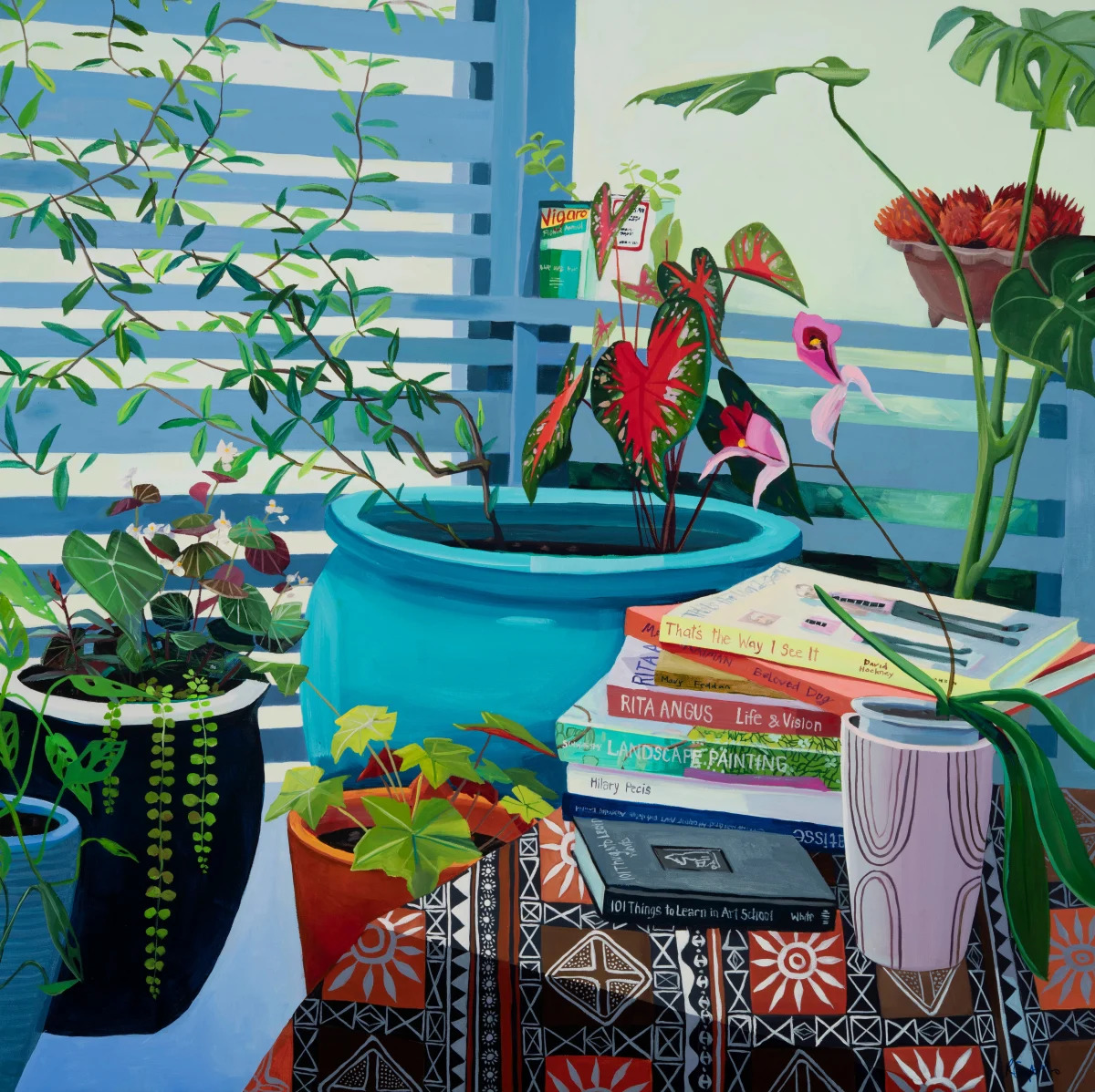Indoor Plants and Books