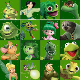 Disney Character Collage