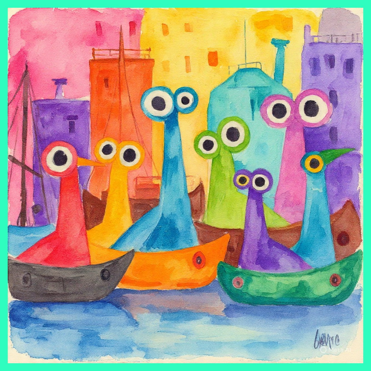 Birds in Boats