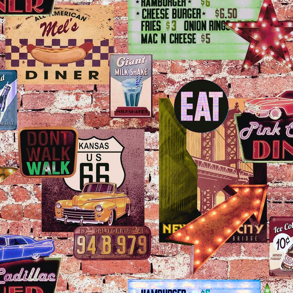 Vintage Sign Collage