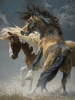 Wild Horses Painting