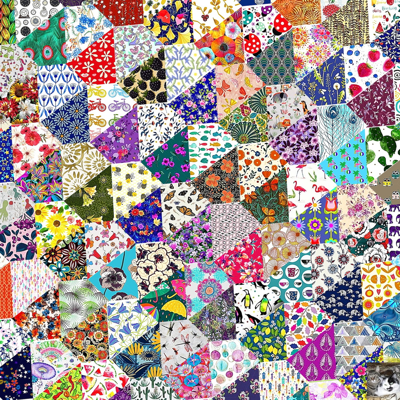 Colorful Patchwork Quilt