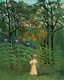 Woman in Jungle Forest