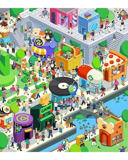Isometric City Festival Scene