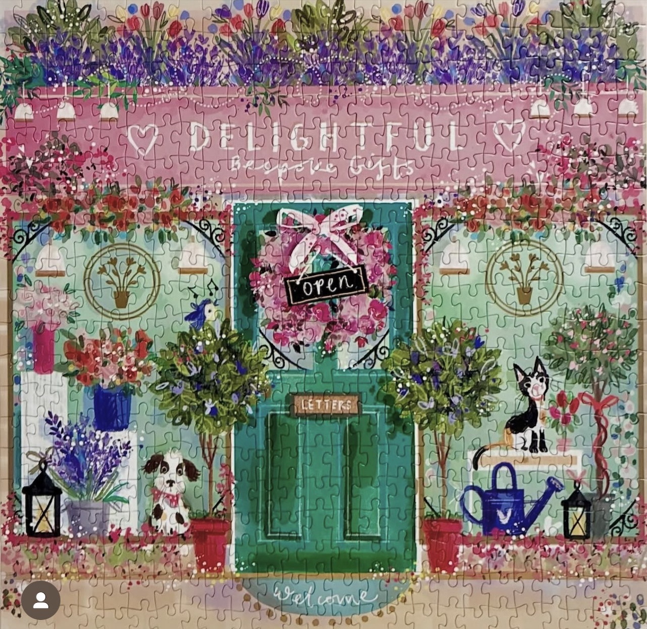 Floral Shopfront Illustration