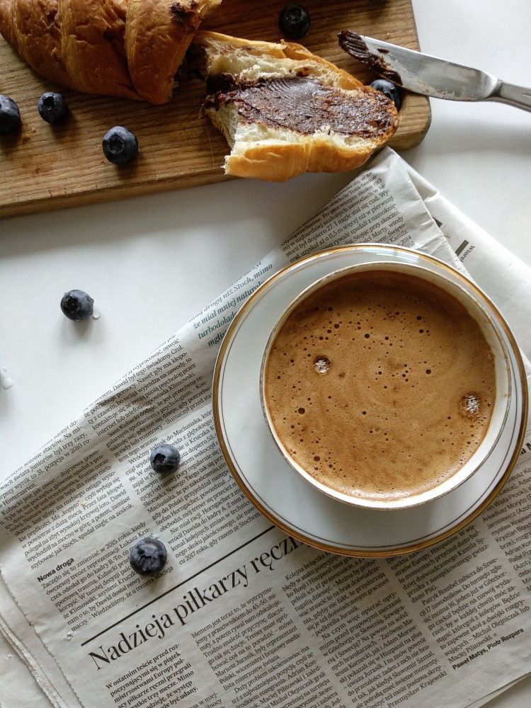 Coffee and Croissant Breakfast