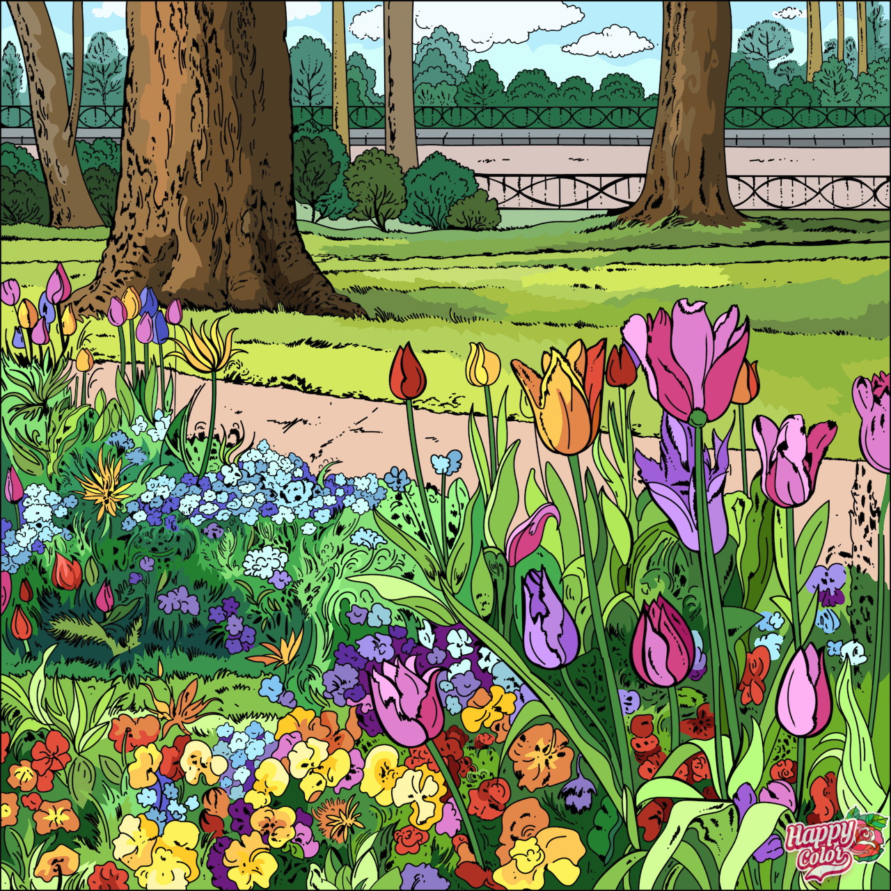 Spring Garden Flowers