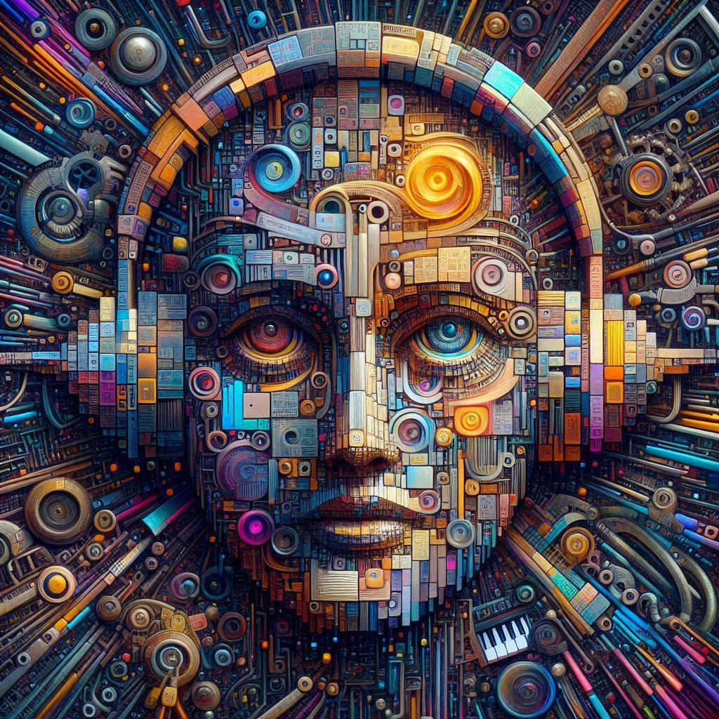 Futuristic AI Portrait