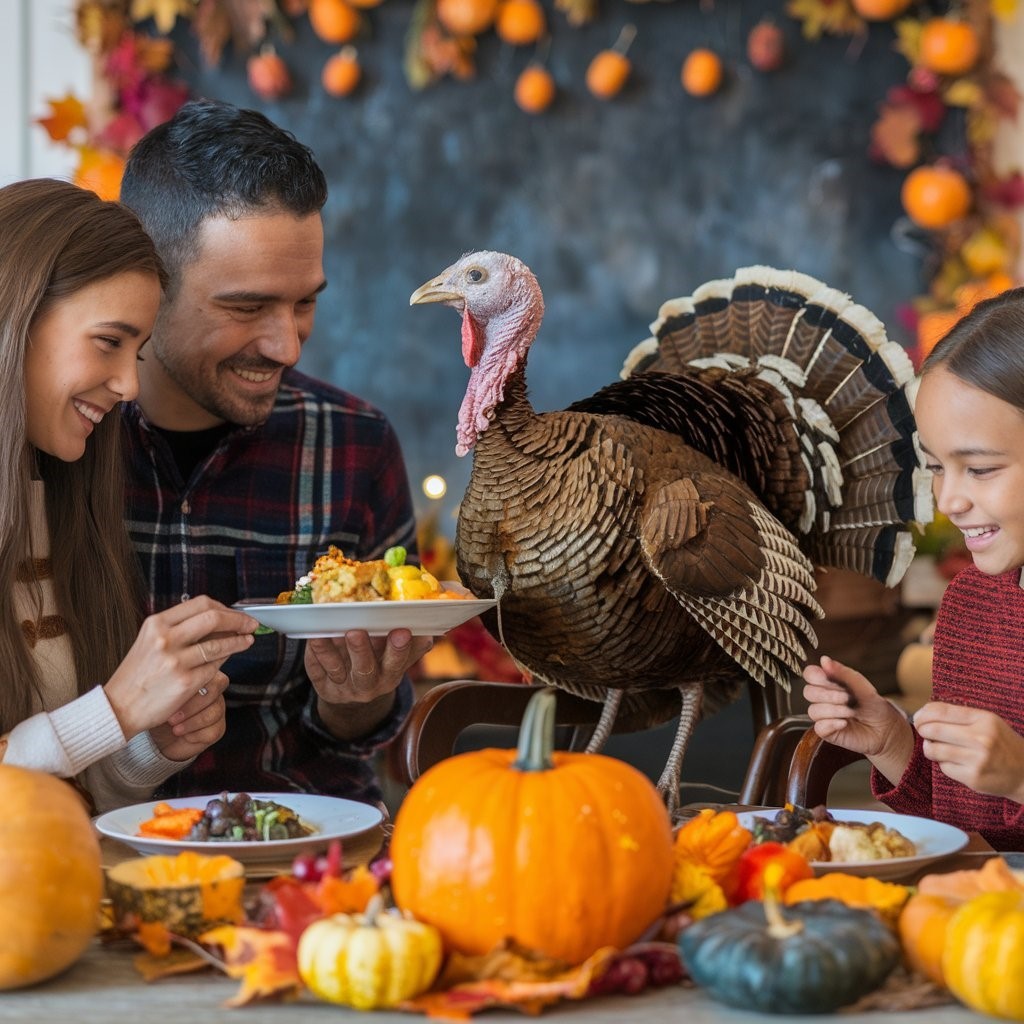 Vegetarian Thanksgiving Family Turkey