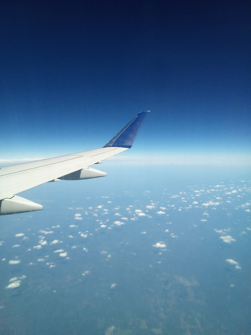 Airplane Wing View