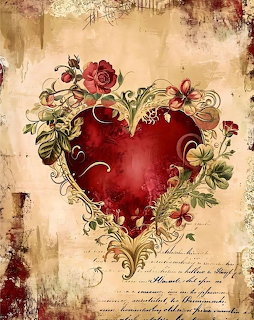 Vintage Valentine's Heart