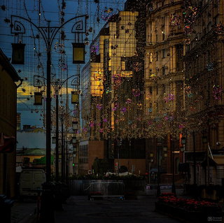 City Street at Dusk