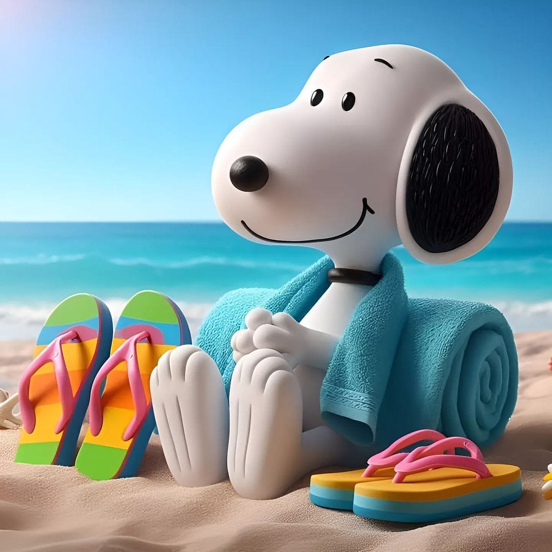 Snoopy at the Beach