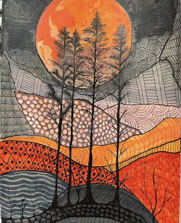 Orange Moon Trees