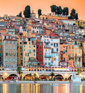 Menton Colorful Waterfront