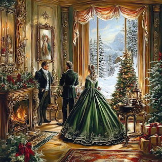 Victorian Christmas Interior