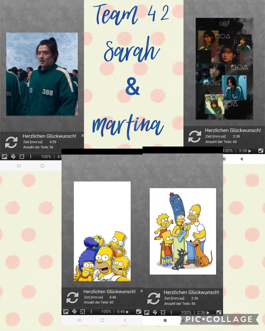 Team 42 Simpsons Collage