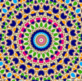Colorful Geometric Mandala
