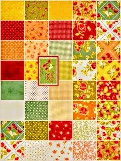 Rooster Patchwork Quilt Squares