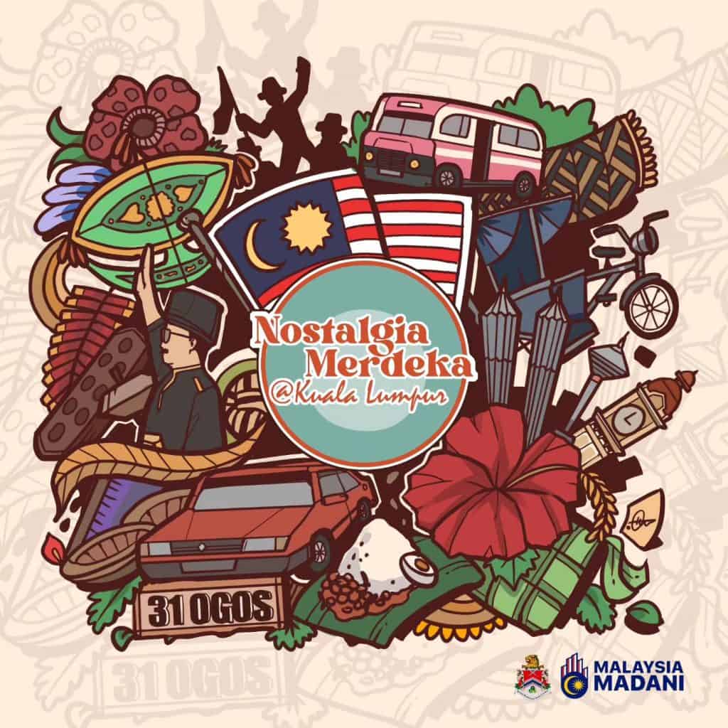 Merdeka Poster Illustration
