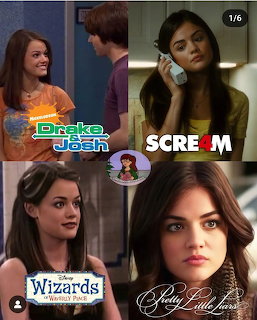Lucy Hale Roles Collage