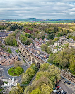 Knaresborough Viaduct Aerial View