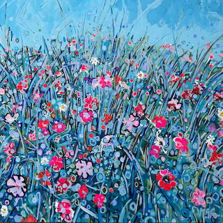Abstract Wildflower Meadow