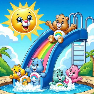 Care Bears Rainbow Slide