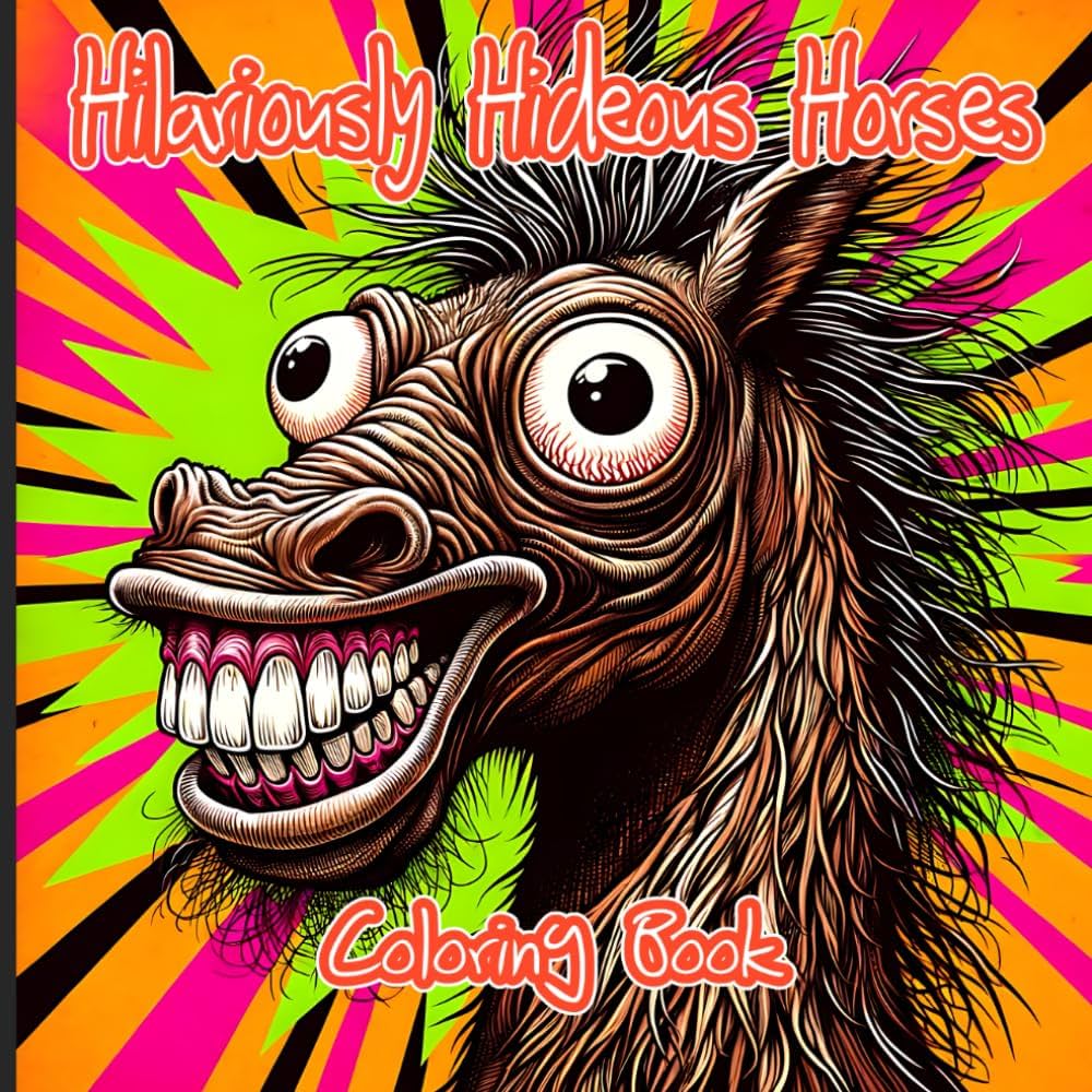 Funny Horse Cartoon