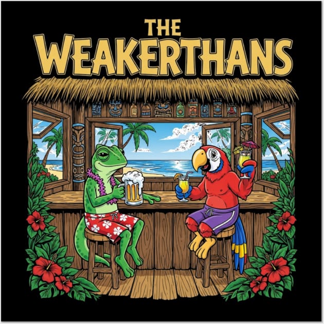 Tropical Tiki Bar Parrot