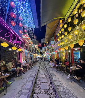 Train Street Hanoi Vietnam