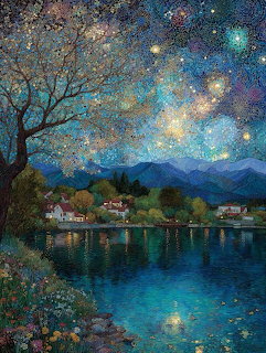 Stary Night Lake Village