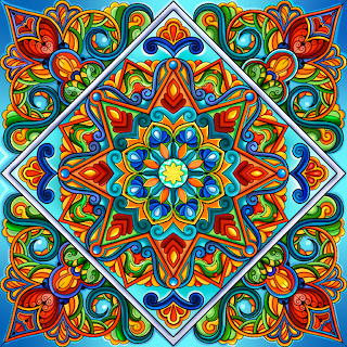 Ornate Floral Mandala Design