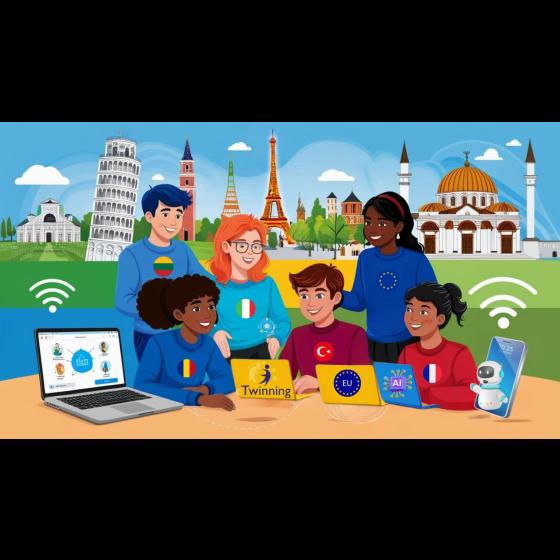 International Students Cartoon