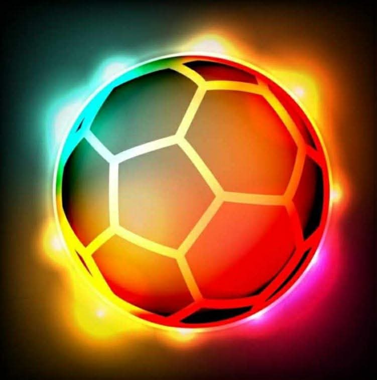 Glowing Soccer Ball