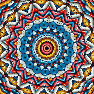 Vibrant Geometric Mandala