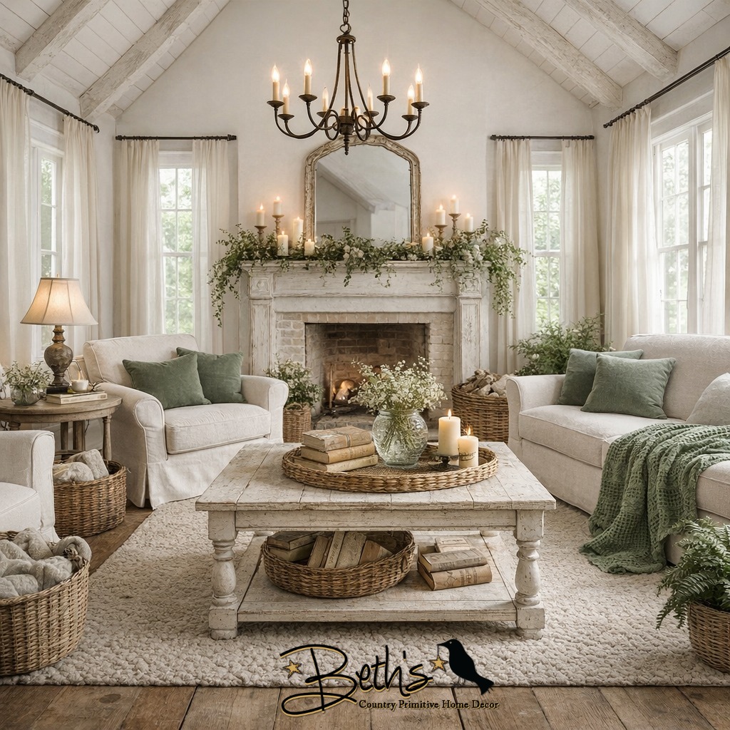 Elegant Farmhouse Living Room