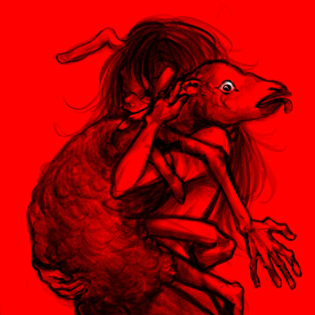 Surreal Red Creature