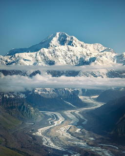 Snowy Mountain Peak