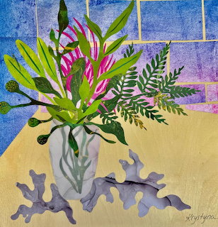 Floral Collage Artwork