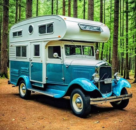 Vintage Camper Truck