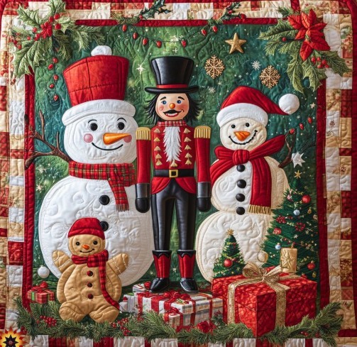 Christmas Snowman Quilt