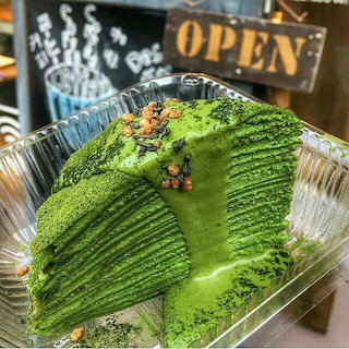 Matcha Crepe Cake