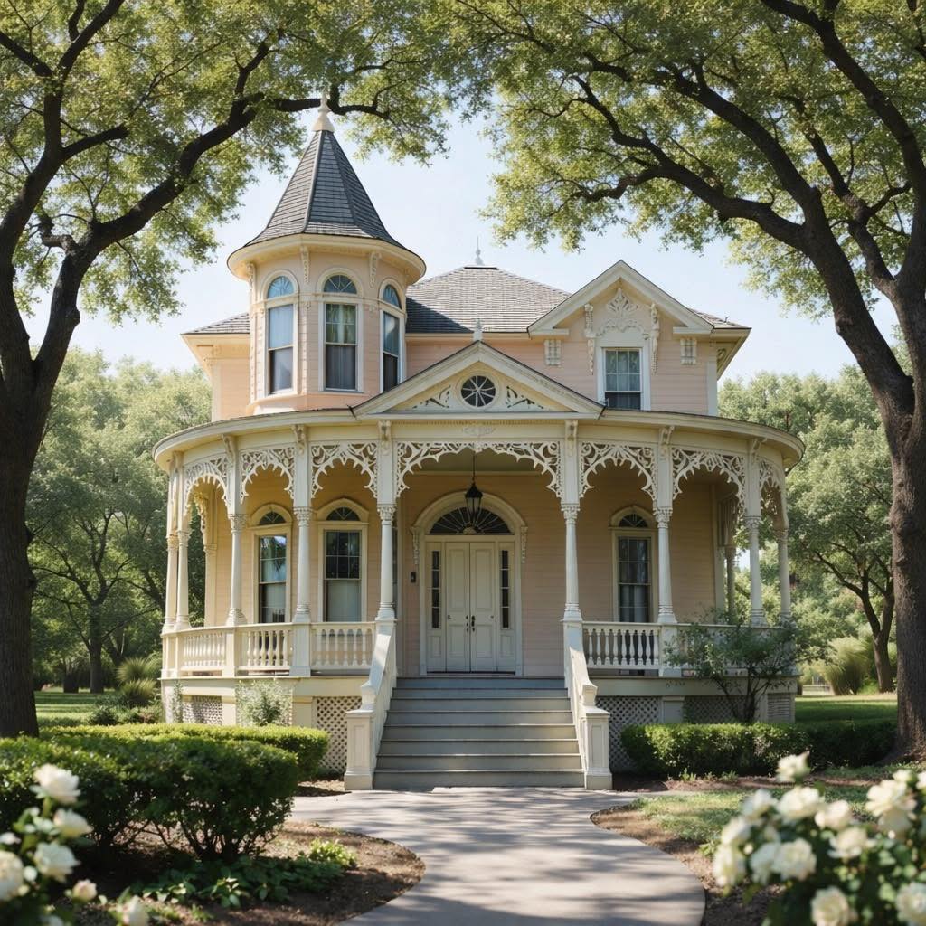 Victorian Mansion with Turret