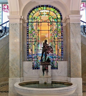 Art Nouveau Fountain Sculpture