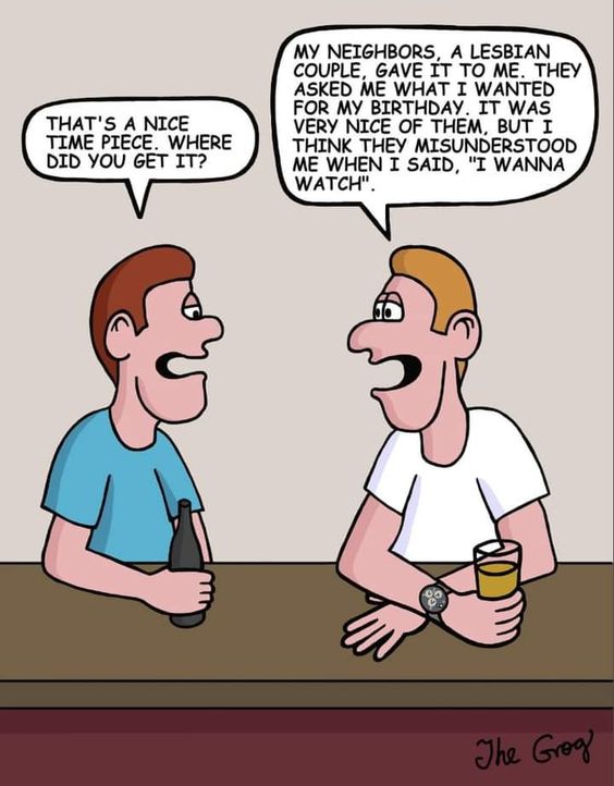 Lesbian Bar Misunderstanding Comic